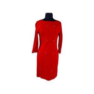 Don Caster Red Dress size 6